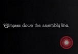 Image of General Motors truck assembly line Pontiac Michigan USA, 1923, second 18 stock footage video 65675036582