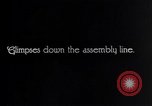Image of General Motors truck assembly line Pontiac Michigan USA, 1923, second 19 stock footage video 65675036582