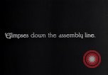 Image of General Motors truck assembly line Pontiac Michigan USA, 1923, second 21 stock footage video 65675036582