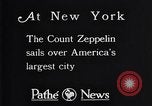 Immagine di Gref Zeppelin New York City USA, 1928, secondo 26 filmato di repertorio 65675036608