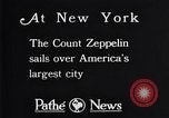 Immagine di Gref Zeppelin New York City USA, 1928, secondo 28 filmato di repertorio 65675036608