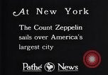 Immagine di Gref Zeppelin New York City USA, 1928, secondo 34 filmato di repertorio 65675036608