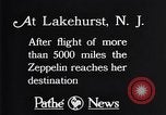 Image of Gref Zeppelin Lakehurst New Jersey USA, 1928, second 7 stock footage video 65675036609