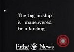 Image of Gref Zeppelin Lakehurst New Jersey USA, 1928, second 60 stock footage video 65675036609