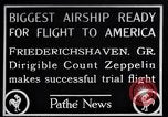 Image of Graf Zeppelin Friedrichshafen Germany, 1928, second 1 stock footage video 65675036610