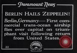 Image of Graf Zeppelin Berlin Germany, 1928, second 4 stock footage video 65675036612