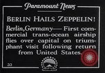 Image of Graf Zeppelin Berlin Germany, 1928, second 6 stock footage video 65675036612
