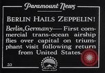 Image of Graf Zeppelin Berlin Germany, 1928, second 8 stock footage video 65675036612