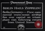 Image of Graf Zeppelin Berlin Germany, 1928, second 10 stock footage video 65675036612