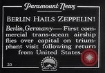 Image of Graf Zeppelin Berlin Germany, 1928, second 11 stock footage video 65675036612