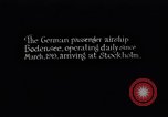 Image of German passenger airship Bondensee Stockholm Sweden, 1928, second 12 stock footage video 65675036616