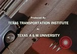 Image Système de contrôle de la circulation autoroutière Texas United States USA, 1977, de la seconde 60 séquences d'archives historiques vidéo 65675036618