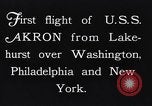 Image of dirigible United States Ship Akron Washington DC USA, 1931, second 6 stock footage video 65675036624