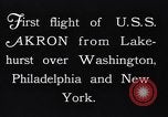 Image of dirigible United States Ship Akron Washington DC USA, 1931, second 14 stock footage video 65675036624