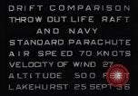 Standbild parachute Jumper Lakehurst New Jersey USA, 1936, aus Sekunde 3 historischem Filmmaterial Videoclip 65675036628