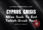 Standbild griechisch-türkischen Fehde Zypern, 1964, aus Sekunde 15 historischem Filmmaterial Videoclip 65675036629