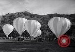 Image of Participants take off on hot air balloon race Catalina Island California USA, 1964, second 7 stock footage video 65675036642