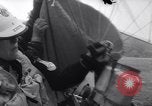 Image of Participants take off on hot air balloon race Catalina Island California USA, 1964, second 33 stock footage video 65675036642