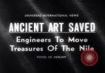 Image of Ancient Egyptian Temples of of Pharaoh Ramses II Egypt, 1964, second 3 stock footage video 65675036643