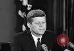 Image of President Kennedy warns during Cuban Missile Crisis Washington DC USA, 1962, second 11 stock footage video 65675036644