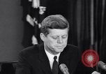 Image of President Kennedy warns during Cuban Missile Crisis Washington DC USA, 1962, second 12 stock footage video 65675036644