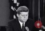 Image of President Kennedy warns during Cuban Missile Crisis Washington DC USA, 1962, second 13 stock footage video 65675036644