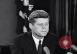 Image of President Kennedy warns during Cuban Missile Crisis Washington DC USA, 1962, second 17 stock footage video 65675036644