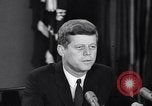 Image of President Kennedy warns during Cuban Missile Crisis Washington DC USA, 1962, second 19 stock footage video 65675036644