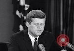 Image of President Kennedy warns during Cuban Missile Crisis Washington DC USA, 1962, second 23 stock footage video 65675036644