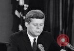 Image of President Kennedy warns during Cuban Missile Crisis Washington DC USA, 1962, second 27 stock footage video 65675036644