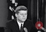 Image of President Kennedy warns during Cuban Missile Crisis Washington DC USA, 1962, second 28 stock footage video 65675036644