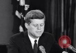 Image of President Kennedy warns during Cuban Missile Crisis Washington DC USA, 1962, second 30 stock footage video 65675036644