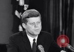 Image of President Kennedy warns during Cuban Missile Crisis Washington DC USA, 1962, second 31 stock footage video 65675036644