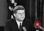 Image of President Kennedy warns during Cuban Missile Crisis Washington DC USA, 1962, second 33 stock footage video 65675036644
