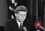 Image of President Kennedy warns during Cuban Missile Crisis Washington DC USA, 1962, second 35 stock footage video 65675036644