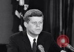 Image of President Kennedy warns during Cuban Missile Crisis Washington DC USA, 1962, second 36 stock footage video 65675036644