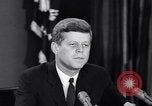 Image of President Kennedy warns during Cuban Missile Crisis Washington DC USA, 1962, second 38 stock footage video 65675036644