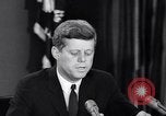 Image of President Kennedy warns during Cuban Missile Crisis Washington DC USA, 1962, second 40 stock footage video 65675036644