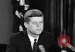 Image of President Kennedy warns during Cuban Missile Crisis Washington DC USA, 1962, second 43 stock footage video 65675036644