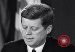 Image of President Kennedy warns during Cuban Missile Crisis Washington DC USA, 1962, second 44 stock footage video 65675036644