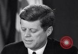 Image of President Kennedy warns during Cuban Missile Crisis Washington DC USA, 1962, second 46 stock footage video 65675036644
