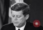 Image of President Kennedy warns during Cuban Missile Crisis Washington DC USA, 1962, second 47 stock footage video 65675036644