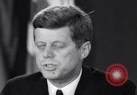 Image of President Kennedy warns during Cuban Missile Crisis Washington DC USA, 1962, second 49 stock footage video 65675036644