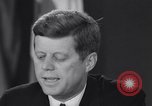 Image of President Kennedy warns during Cuban Missile Crisis Washington DC USA, 1962, second 58 stock footage video 65675036644