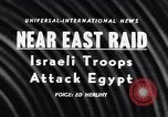 Image of Israel-Egypt tension Middle East, 1956, second 3 stock footage video 65675036650