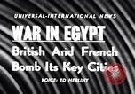 Image of Nationalization of Suez Canal Middle East, 1956, second 14 stock footage video 65675036656