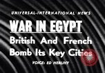 Image of Nationalization of Suez Canal Middle East, 1956, second 17 stock footage video 65675036656