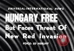 Image of Hungary attains freedom Budapest Hungary, 1956, second 3 stock footage video 65675036657