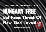 Image of Hungary attains freedom Budapest Hungary, 1956, second 4 stock footage video 65675036657