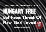 Image of Hungary attains freedom Budapest Hungary, 1956, second 5 stock footage video 65675036657